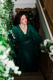 Bohémienne Kimono Robe “Emerald City” Runway Edition