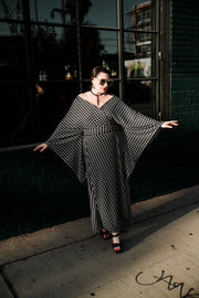 Bohémienne Kimono Robe “Houndstooth"