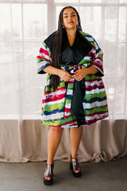 Reversible Opera Coat in "Land"