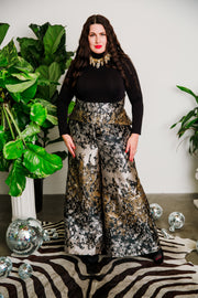 Jacquard Pants in “Elektra”