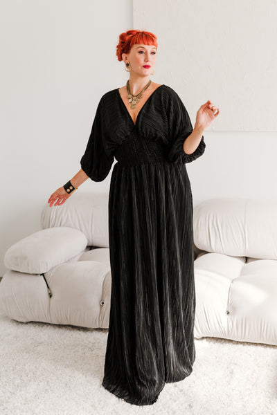 Colla Voce Dress “Black Slink”