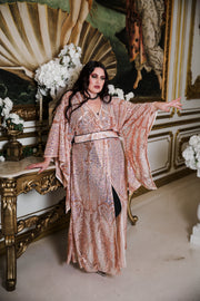 Bohémienne Kimono Robe “Stardust” (Rose Gold) Runway Edition