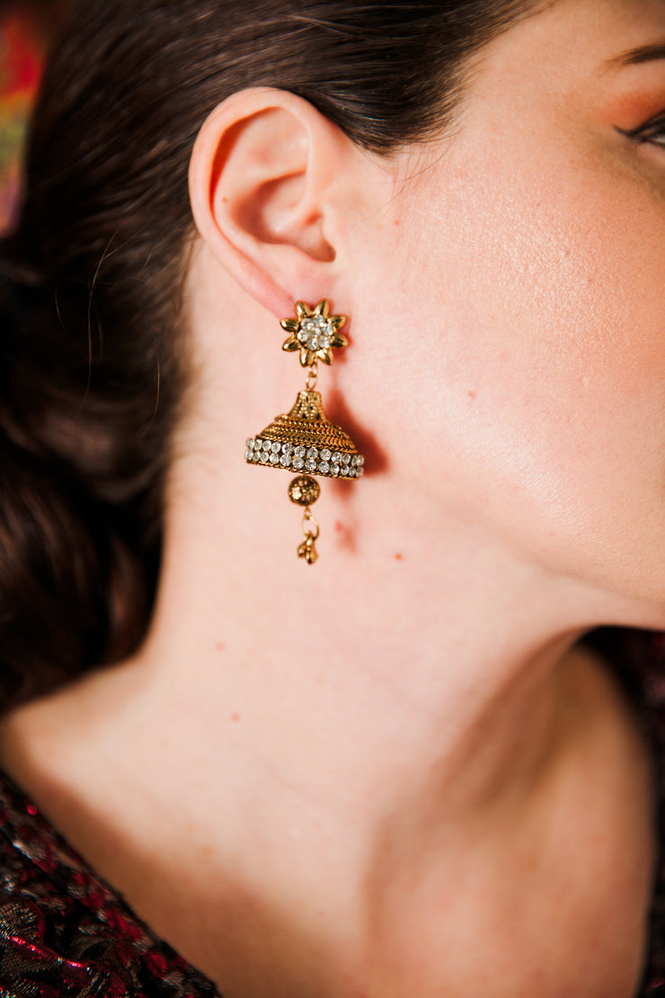 Flying Saucer Earrings (18k gold)