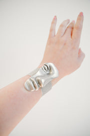 "Face It" Cuff (Silver)