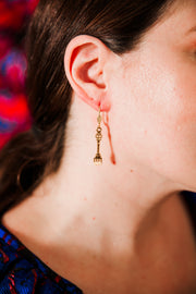 Mini Fork Earrings (18k & 22k gold)