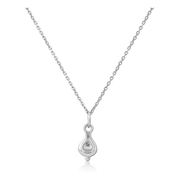 Calida Charm Necklace Silver