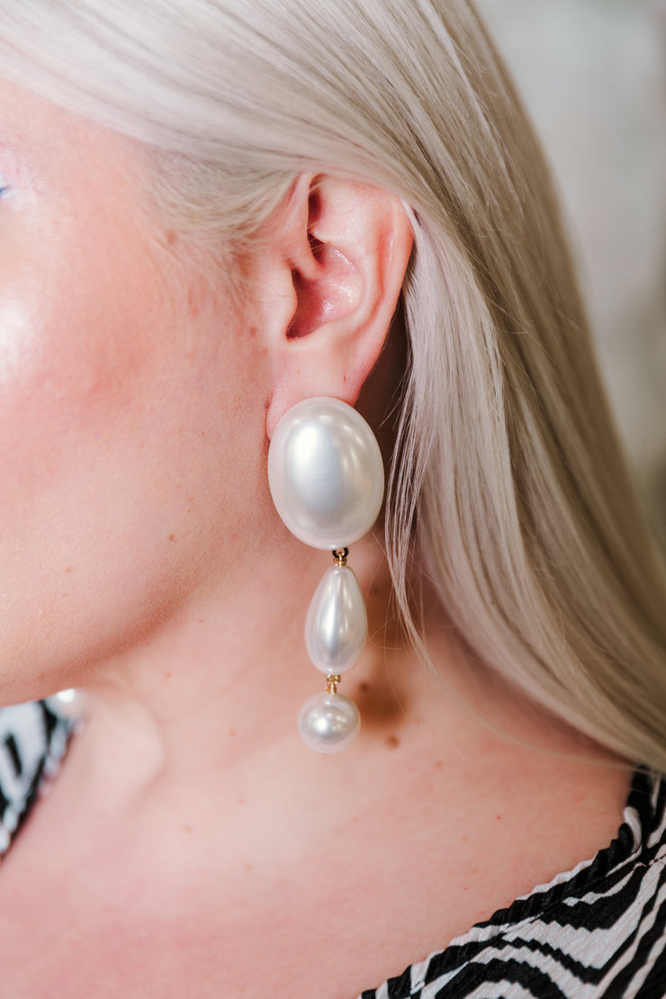 Surreal Pearl Earrings