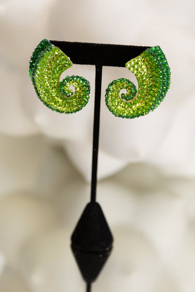 Swarovski Earrings- mollusk