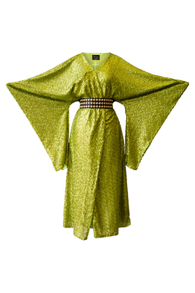 Bohémienne Kimono Robe “Brat Sequin” (Runway Edition)