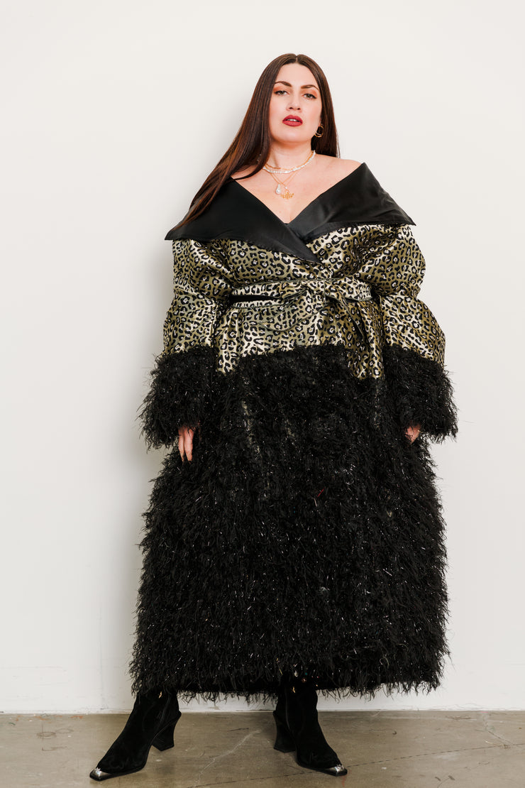 London Opera Coat “Leopard"