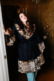 Minkie Coat “The Nanny" (Leopard)