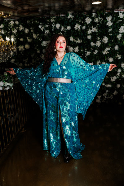 Bohémienne Kimono Robe “Good Luck” (Runway Edition)