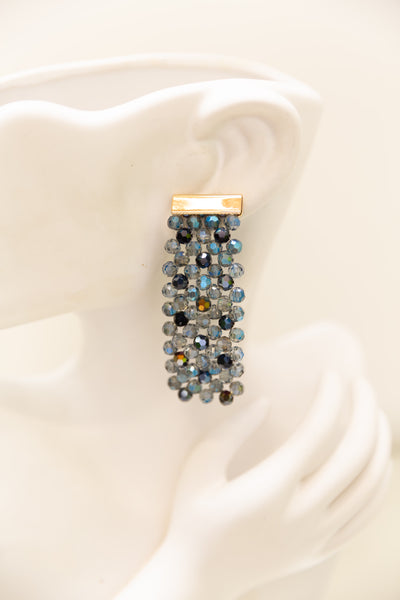 Beaded Rectangle (Blue)