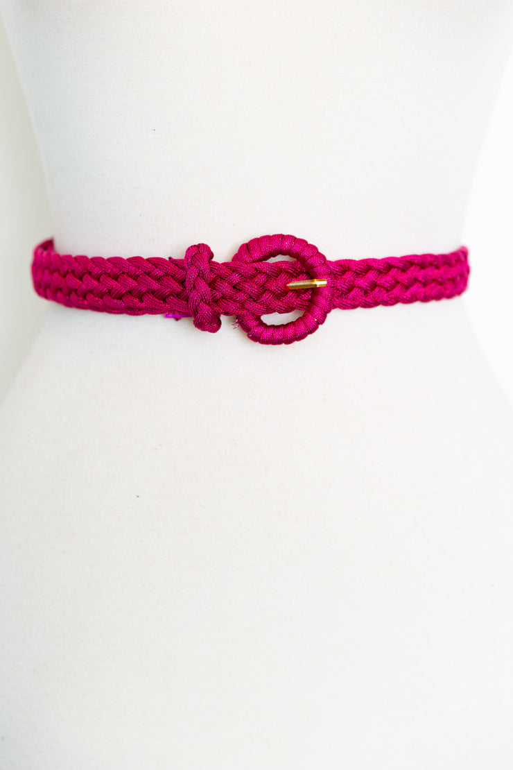 Braided Belt (Pink)