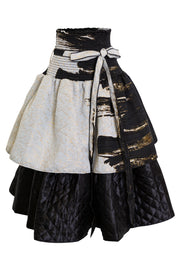 Ruffle Skirt "Inchiostro Quilt"