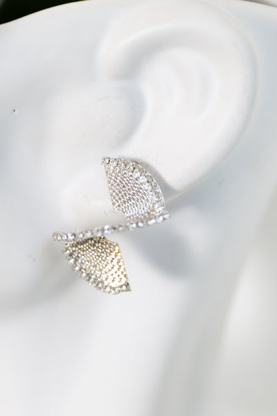 Spiral Stair Earrings (Silver)