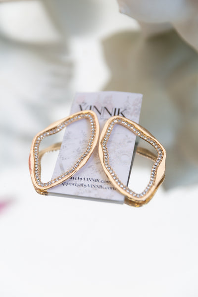 Oval Earrings (Gold)