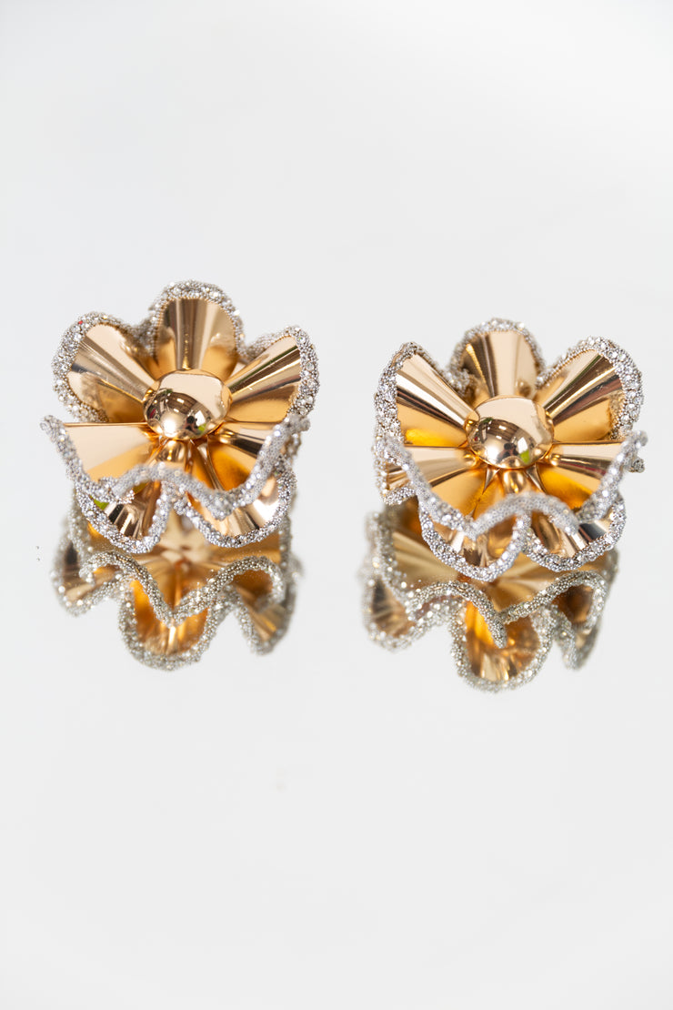 Hotfix Flower Parade Earrings