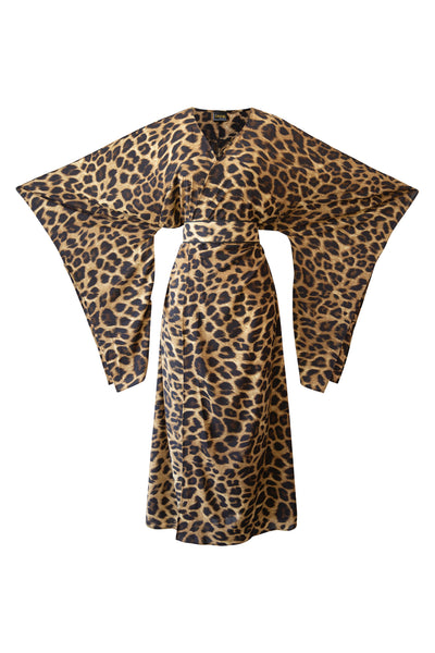 Bohémienne Kimono Robe “Leopard"