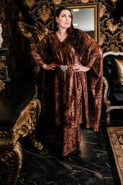 Kaftan in "Mini Leopard Velvet" (Midi)