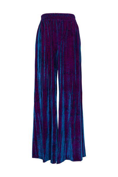 Muse Pants in “Moonlit Ocean Velvet"