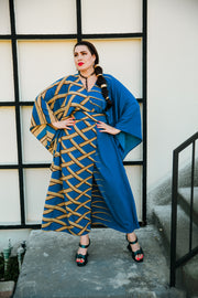 Bohémienne Kimono Robe “Blade" (Blue)