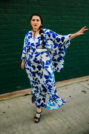 Bohémienne Kimono Robe “Seasons Change" (Blue)