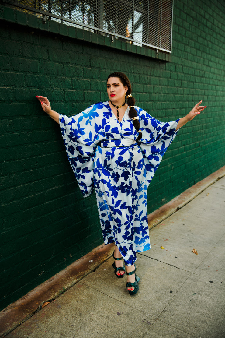 Bohémienne Kimono Robe “Seasons Change" (Blue)