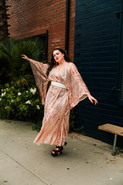 Bohémienne Kimono Robe “Stardust” (Rose Gold) Runway Edition