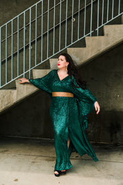 Bohémienne Kimono Robe “Emerald City” Runway Edition