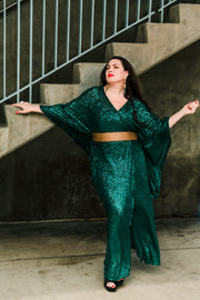 Bohémienne Kimono Robe “Emerald City” Runway Edition