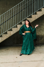 Bohémienne Kimono Robe “Emerald City” Runway Edition