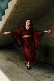 Bohémienne Robe “Ruby Radiance” Runway Edition