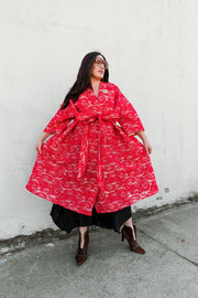 Lace Opera Coat (Red)