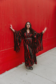 Bohémienne Kimono Robe “Femme Fatale"