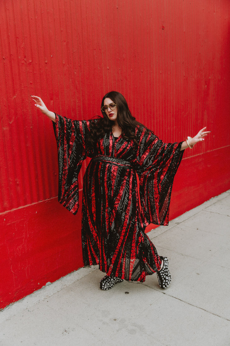 Bohémienne Kimono Robe “Femme Fatale"