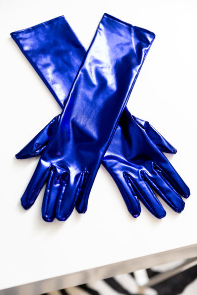 Opera Gloves (Blue)