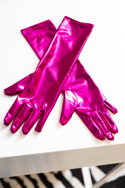 Opera Gloves (Fuchsia)