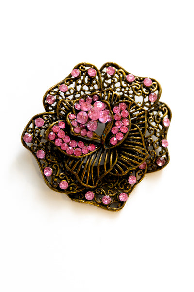 Antique Rose Brooch