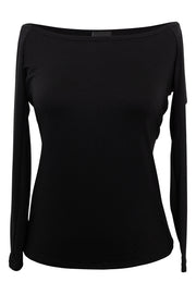 Shoulder Smolder Top "Black"