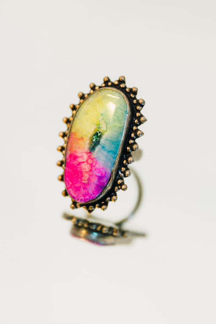 Rainbow Rock Ring