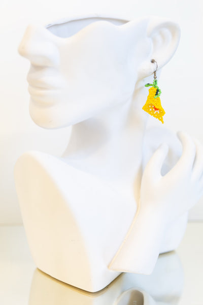 Huichol Calla Lily Earrings