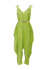 Poiret Jumpsuit in "Lime Slink"