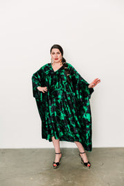 Kaftan in "Emerald Flower"