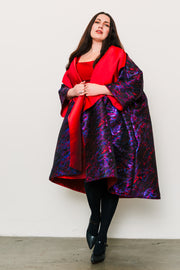 Reversible Opera Coat in "Brunette"