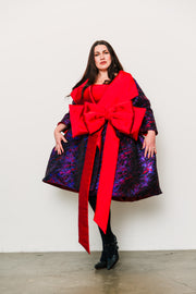 Reversible Opera Coat in "Brunette"