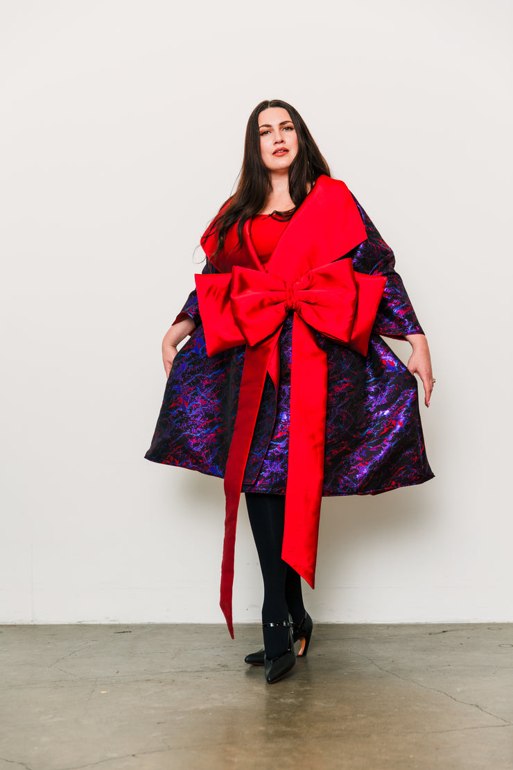 Reversible Opera Coat in "Brunette"