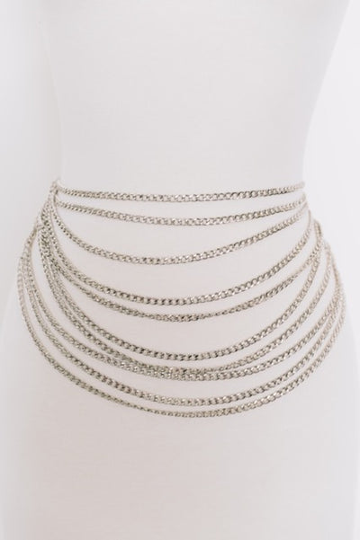 Chain Crazier Belt Silver