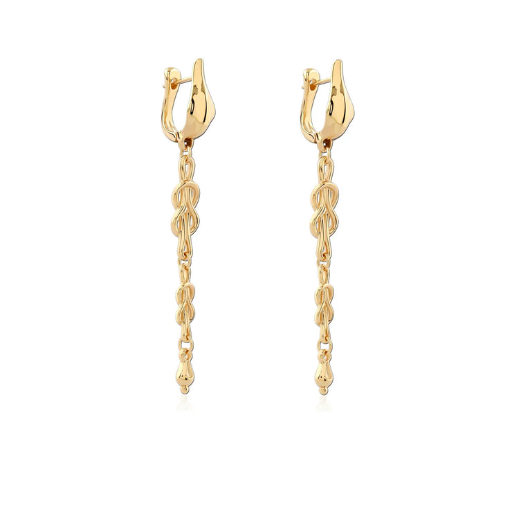 Thalia Gold Dangle Earrings