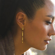 Thalia Gold Dangle Earrings